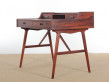 Mid-Century  modern scandinavian Rio rosewood desk by Arne Wahl Iversen