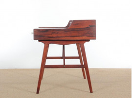 Mid-Century  modern scandinavian Rio rosewood desk by Arne Wahl Iversen