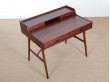 Mid-Century  modern scandinavian Rio rosewood desk by Arne Wahl Iversen