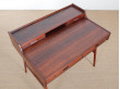 Mid-Century  modern scandinavian Rio rosewood desk by Arne Wahl Iversen