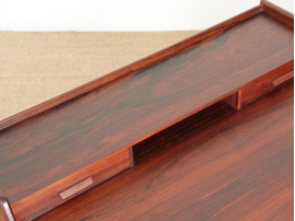 Mid-Century  modern scandinavian Rio rosewood desk by Arne Wahl Iversen