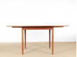 Mid-Century  modern scandinavian roudnd dining  in teak 4/8 seats by Hovmand-Olsen