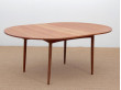 Mid-Century  modern scandinavian roudnd dining  in teak 4/8 seats by Elsteds Mobelfabrik