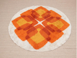 Mid-Century  modern scandinavian  Rya rug by Højer Eksport Wilton