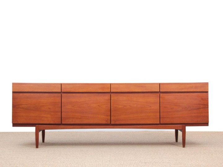 Mid-Century  modern scandinavian sideboard in teak by Ib Kofod Larsen for Faarup Mobelfabrik