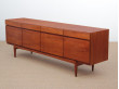 Mid-Century  modern scandinavian sideboard in teak by Ib Kofod Larsen for Faarup Mobelfabrik