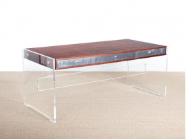 Mid-Century  modern scandinavian standing desk in Rio rosewood by Poul Nørreklit 