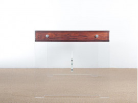 Mid-Century  modern scandinavian standing desk in Rio rosewood by Poul Nørreklit 