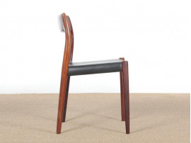 Set of 4 Scandinavian chairs model 77 by Niels Møller