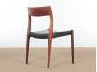 Set of 4 Scandinavian chairs model 77 by Niels Møller