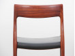 Set of 4 Scandinavian chairs model 77 by Niels Møller