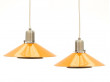 Mid-Century  modern scandinavian pair of pendant light by Jørgen Gammelgaard