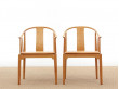 Set of 2 chairs "China chair" model 4283, designed by Hans J. Wegner