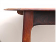 Mid-Century  modern scandinavian round dining table in Rio rosewood 4/8 seats