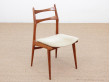 Mid-Century  modern  set of 4 chairs in teak