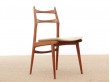 Mid-Century  modern  set of 4 chairs in teak