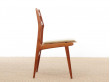 Mid-Century  modern  set of 4 chairs in teak