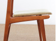 Mid-Century  modern  set of 4 chairs in teak