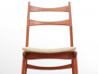 Mid-Century  modern  set of 4 chairs in teak