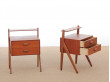 Paire de chevet  scandinaves en teck