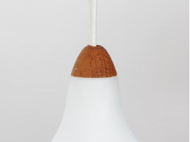 Mid-Century  modern scandinavian double pendant lamp by Uno Christiansen