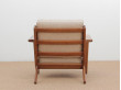 Mid-Century  modern scandinavian pair of armchairs  model GE 290 by Hans Wegner