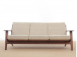 Mid-Century  modern scandinavian 3 seat sofa model GE 290 by Hans Wegner