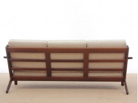 Mid-Century  modern scandinavian 3 seat sofa model GE 290 by Hans Wegner