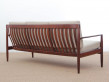 Mid-Century  modern scandinavian 3 seat sofa in teak