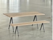 Banc Pyramid 12,  190 ou 250 cm. Nouvelle édition