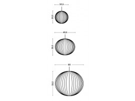 Nelson Ball Bubble Pendant  3 size. New edition