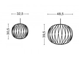 Suspension Nelson Ball Crisscross Bubble 2 tailles. Nouvelle édition