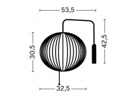 Nelson Ball Bubble Wall sconce cabled S. New edition