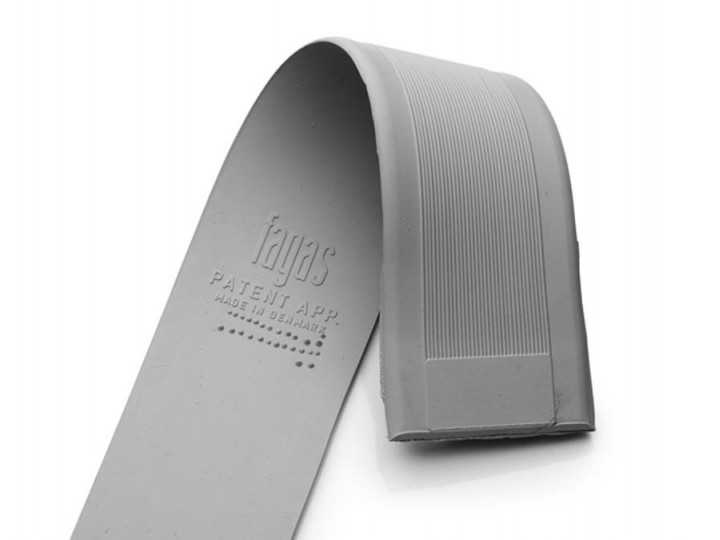 Danish original FAGAS N° 485 latex straps with 45° hooks for