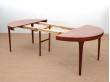 Circle dining table in rosewood, 4/10 seats