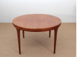 Circle dining table in rosewood, 4/10 seats