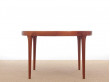 Circle dining table in rosewood, 4/10 seats