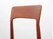 Mid-Century  modern scandinavian set of 8 rosewood chairs model 26 by Henning Kjærnulf.