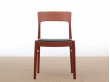 Mid-Century  modern scandinavian set of 8 rosewood chairs model 26 by Henning Kjærnulf.