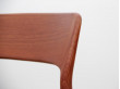 Mid-Century  modern scandinavian set of 8 rosewood chairs model 26 by Henning Kjærnulf.