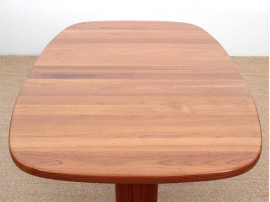 Mid-Century  modern scandinavian dining table in teak 4/10 seats