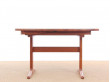 Mid-Century  modern scandinavian dining table in teak 4/10 seats