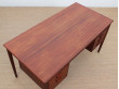 Mid-Century  modern scandinavian large desk in teak, model 130 by Borge Mogensen