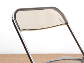 Set of 6 Plia folding chairs by Giancarlo Piretti