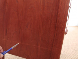 Mid-Century  modern scandinavian chest of drawer in teak 7 drawers.