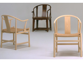 Mid-Century  modern scandinavian chair PP 66 by Hans Wegner