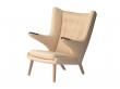 Mid-Century Modern PP19 Papa Bear chair by Hans Wegner. New product.