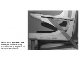 Mid-Century Modern PP19 Papa Bear chair by Hans Wegner. New product.