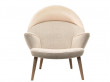 Mid-Century Modern PP521 upholstered Peacock chair by Hans Wegner. New product.