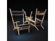 Mid-Century Modern PP129 Web chair by Hans Wegner. New product.